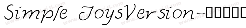 Simple JoysVersion字体转换